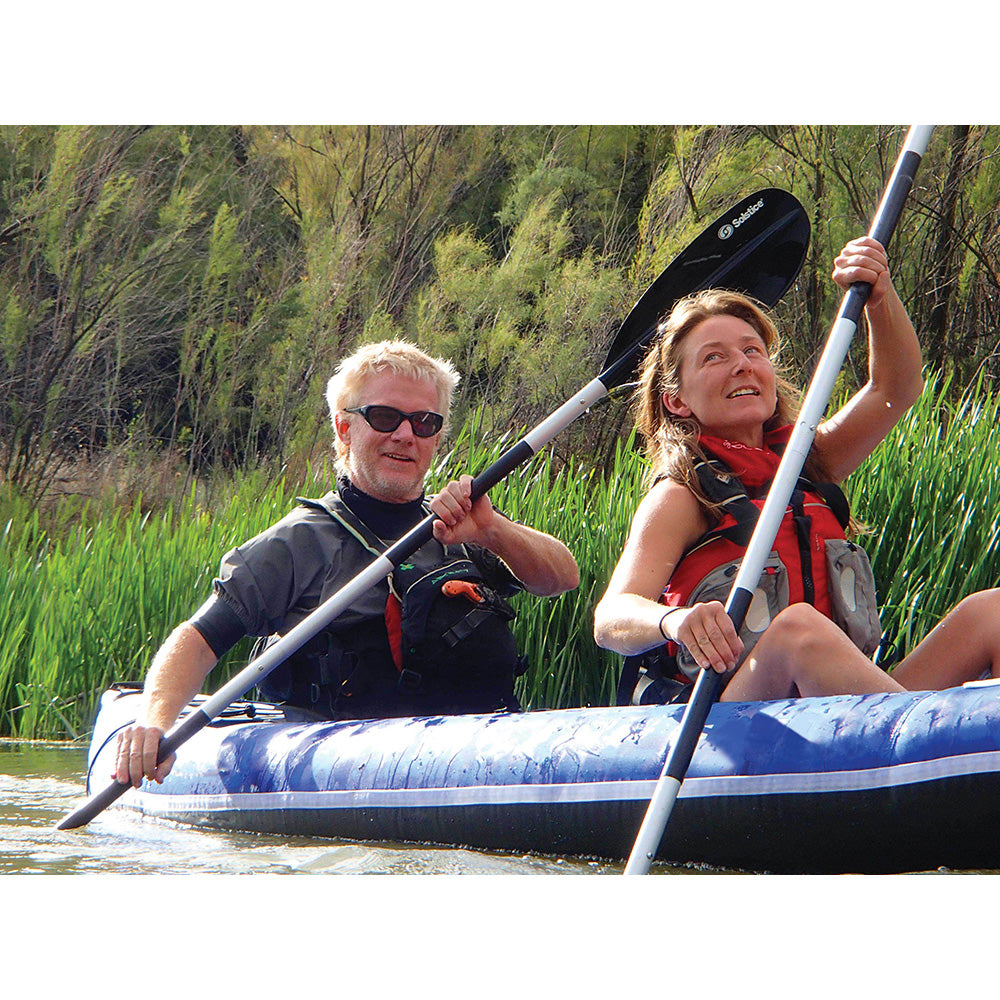 Solstice Durango Inflatable Kayak – 1–2 Person Tandem Kayak Kit for Lakes, Rivers & Coastal Adventures