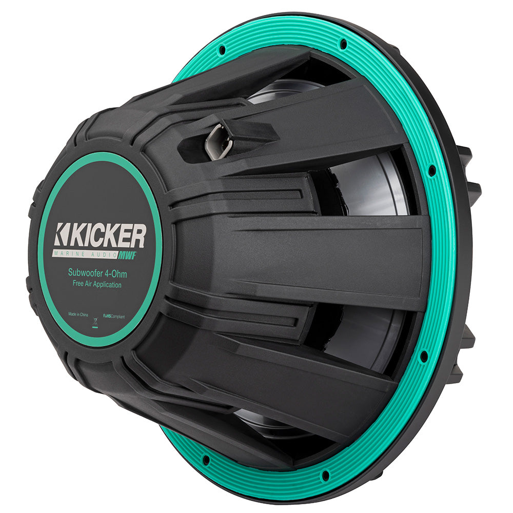 Kicker 10” Premium Marine Subwoofer – 4-Ohm Free-Air Application