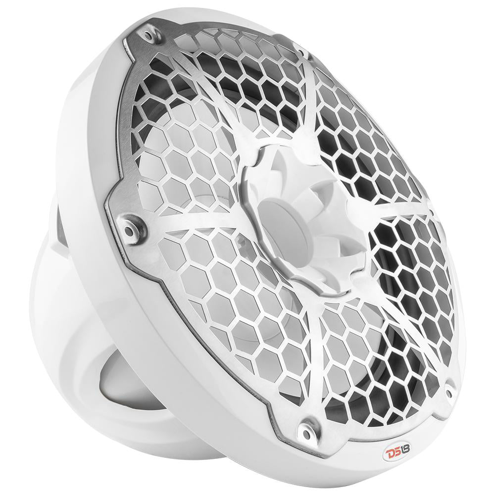 DS18 HYDRO NXL-12SUB/WH 12 inch marine subwoofer with RGB lighting