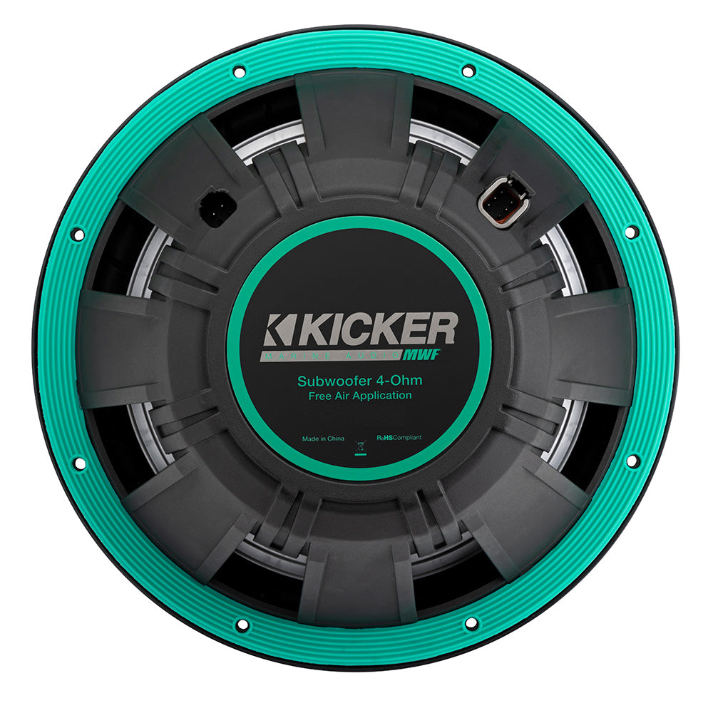 Kicker 12” Premium Marine Subwoofer – 4-Ohm Free-Air Application
