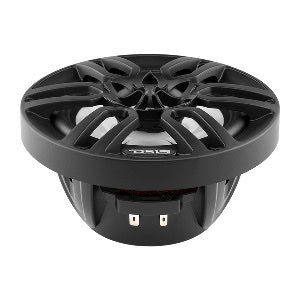 DS18 HYDRO NXL-8 Series black 8 inch marine speakers waterproof with RGB LEDs