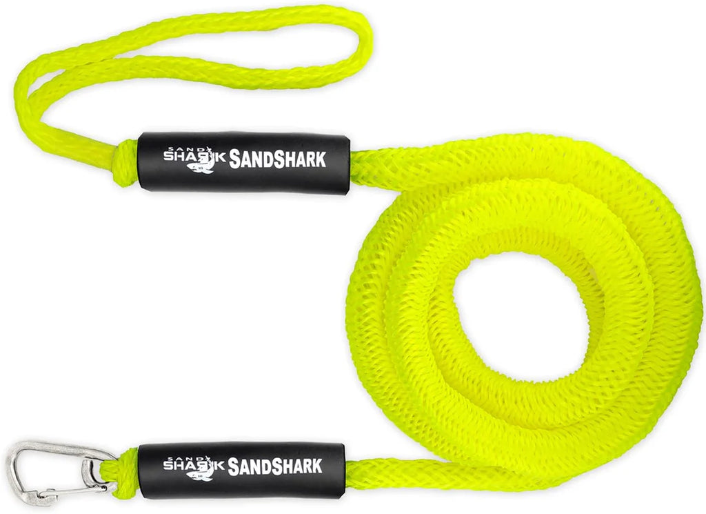 SandShark 7–14 ft Bungee Dock Line – Anchor & Mooring Rope for Boats & Jet Skis