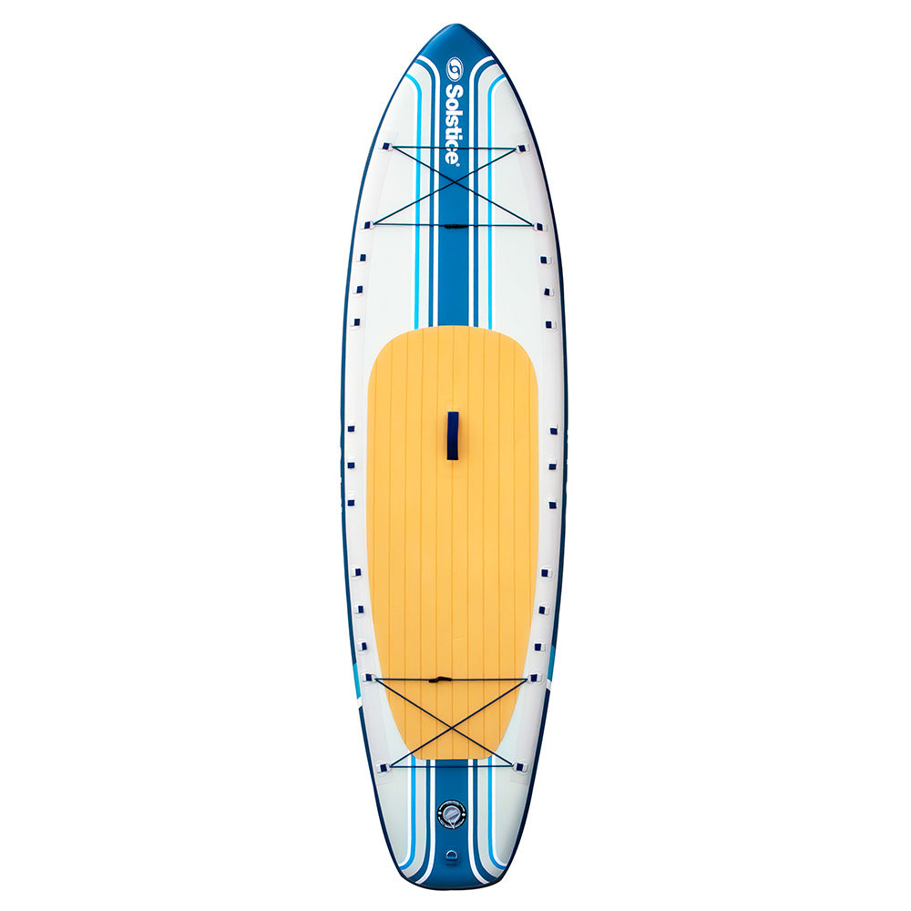 Solstice Watersports 10’6” Rambler Inflatable SUP/Kayak 2-in-1 Kit – Blue