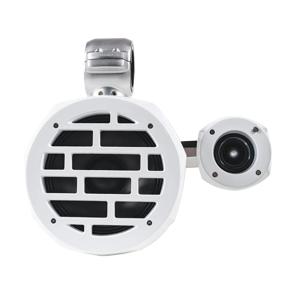 Roswell R1 Pro Marine Tower Speakers – White | 200W RMS / 400W Peak Power