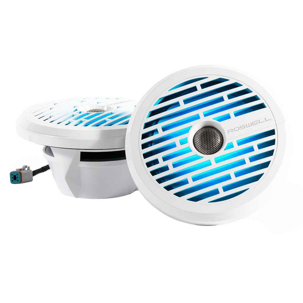 Roswell R1 8” Marine Speakers – White | 100W RMS / 200W Peak Power