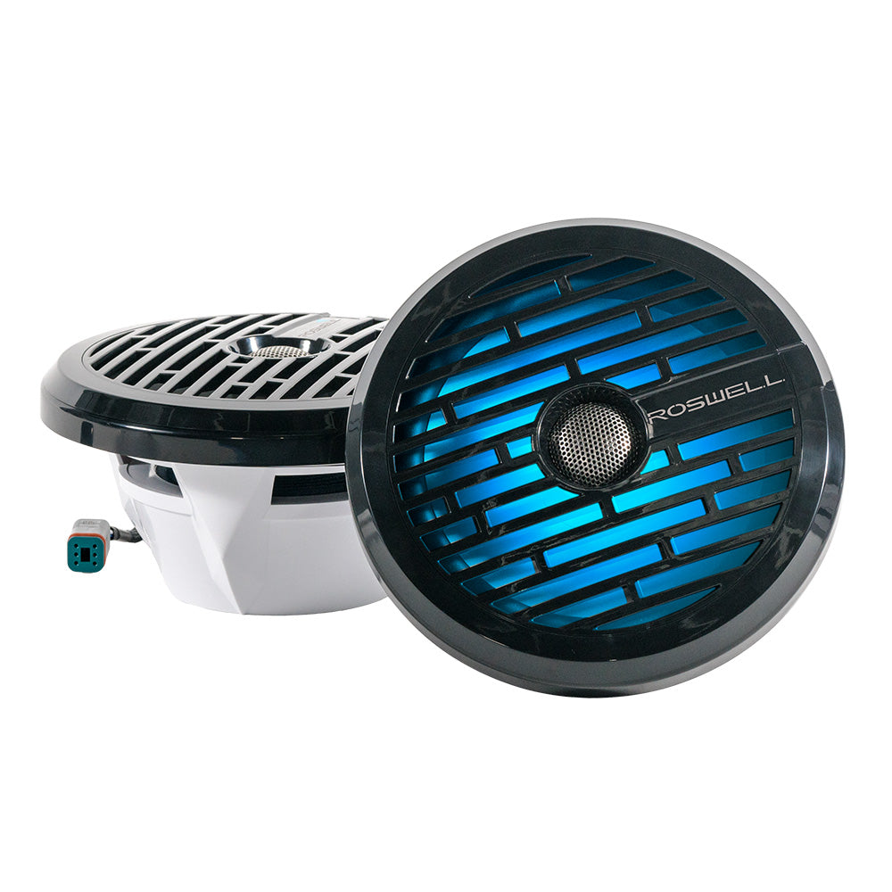 Roswell R1 8” Marine Speakers – Black | 100W RMS / 200W Peak Power