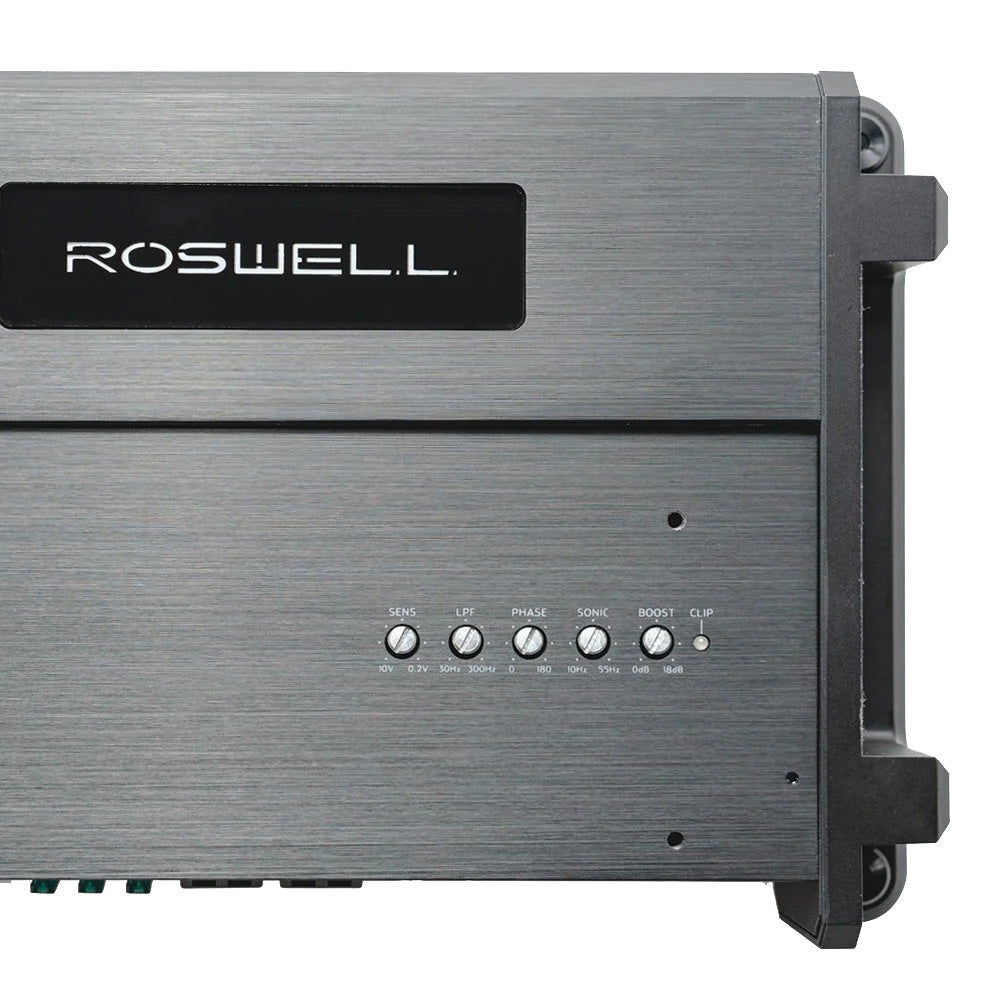 Roswell R1 1000.1 Mono-Block Marine Amplifier | High-Power Subwoofer Amp