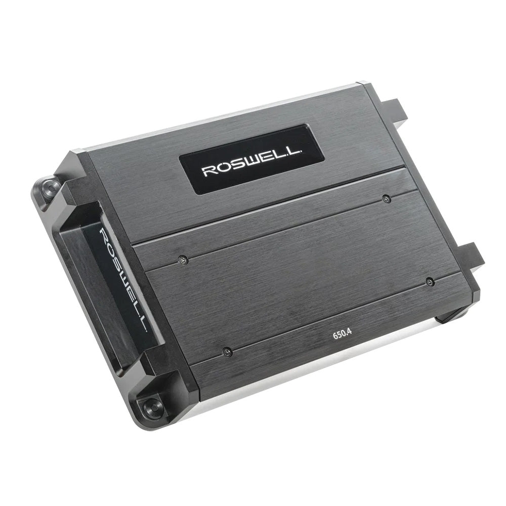 Roswell R1 650.4 4-Channel Marine Amplifier | Full-System Power & Precision Control