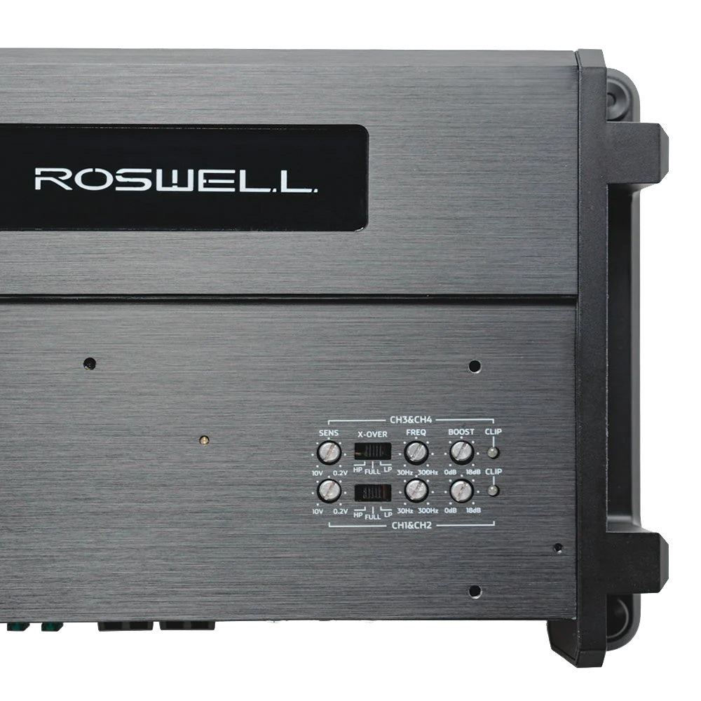 Roswell R1 650.4 4-Channel Marine Amplifier | Full-System Power & Precision Control