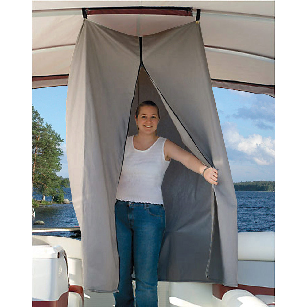 Taylor Made Easy-Up Privacy Partition – Grey | Onboard Changing Room