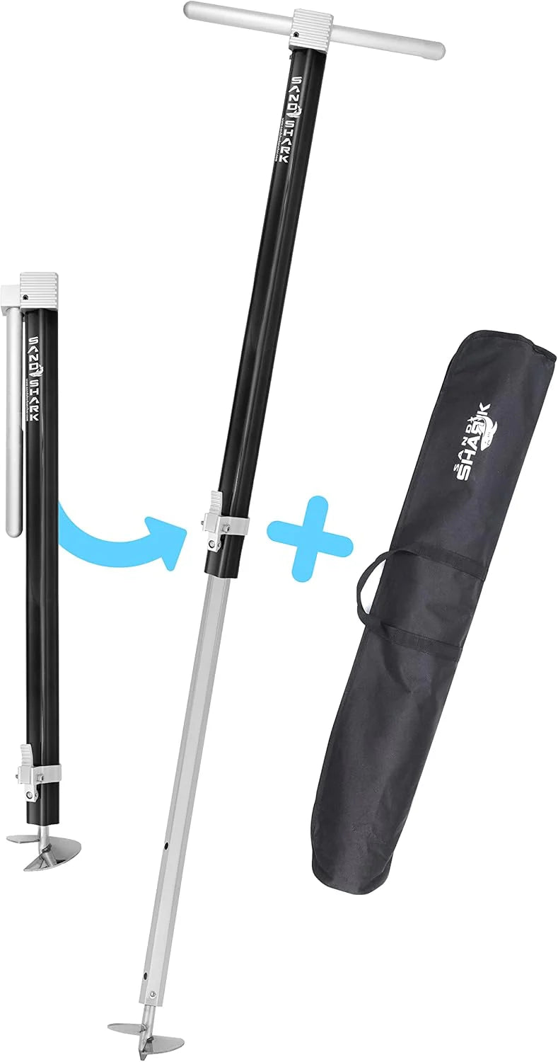 🦈 SandShark Ultimate Large Anchor – Stainless Steel (29”–48”) with Carrying Case