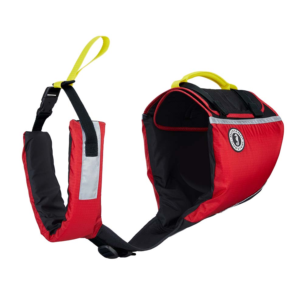 🐾 Underdog Dog Life Jacket – XS (Red/Black)