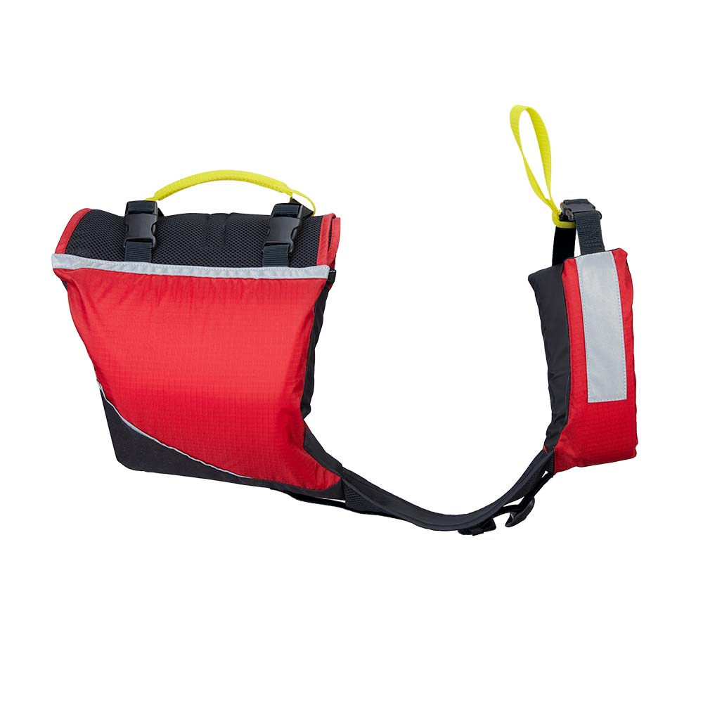 🐾 Underdog Dog Life Jacket – XS (Red/Black)