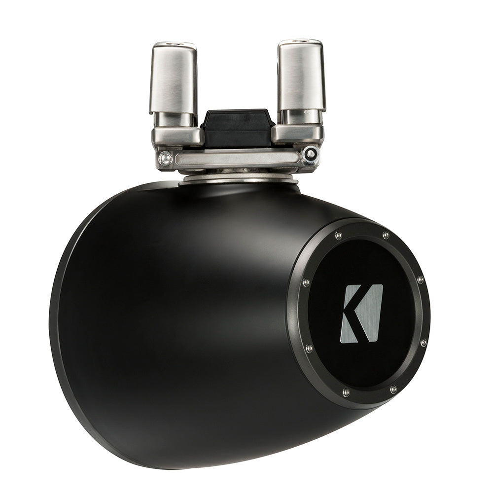 KICKER KMTC9 9” Horn-Loaded Marine Tower Speakers – Black or White (Pair)