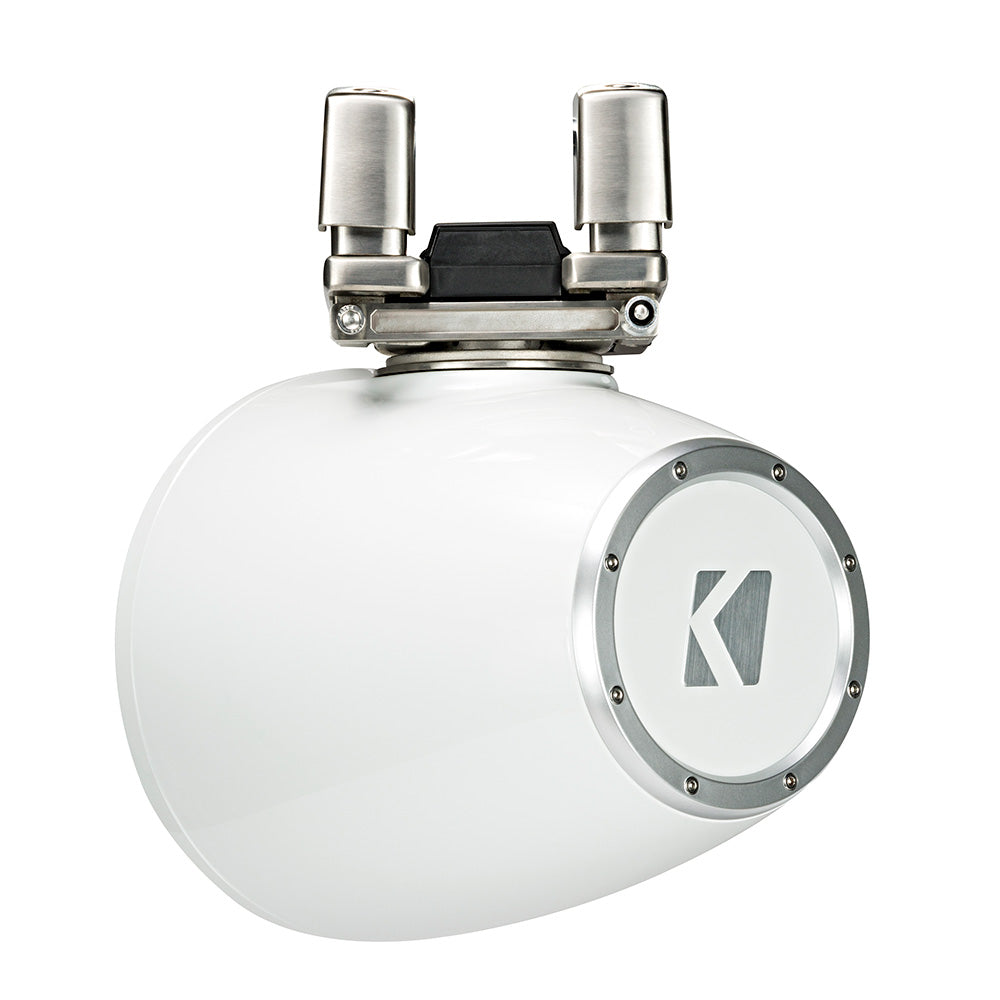 KICKER KMTC9 9” Horn-Loaded Marine Tower Speakers – Black or White (Pair)