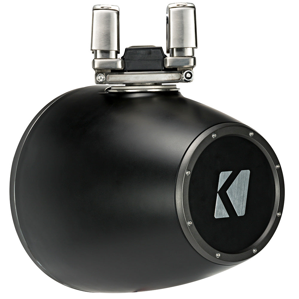 KICKER KMTC11 11” Horn-Loaded Marine Tower Speakers – Black or White (Pair)