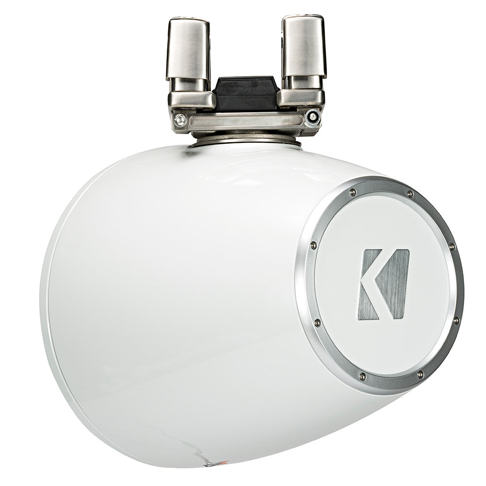 KICKER KMTC11 11” Horn-Loaded Marine Tower Speakers – Black or White (Pair)
