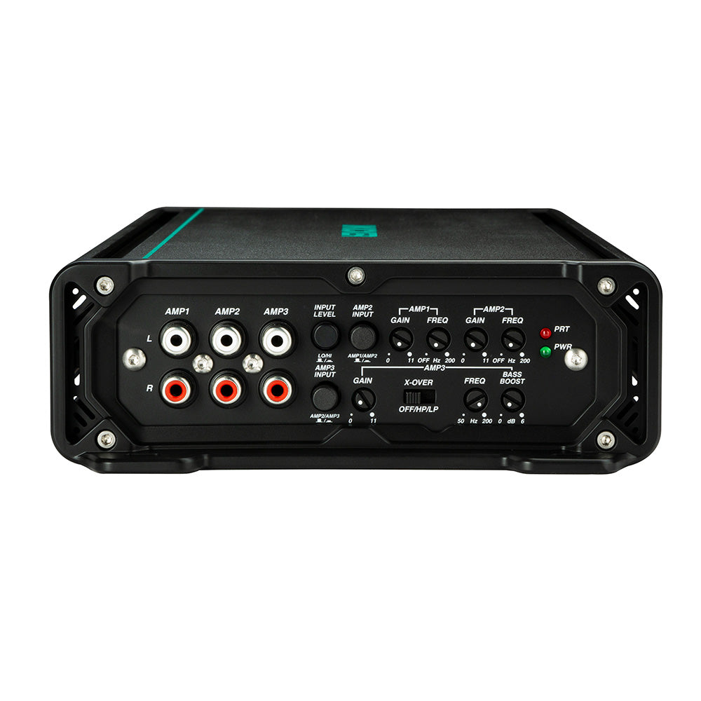 KICKER KMA600.6 6-Channel Marine Amplifier – 600W Weather-Resistant Full-Range Amp