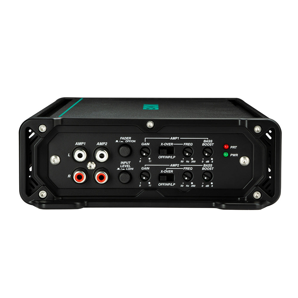 KICKER KMA600.4 4-Channel Marine Amplifier – 600W Weather-Resistant Full-Range Amp