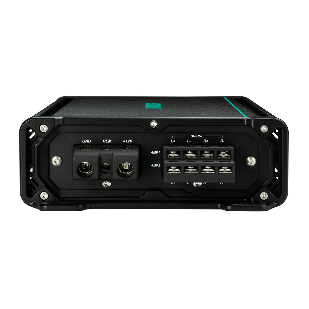 KICKER KMA600.4 4-Channel Marine Amplifier – 600W Weather-Resistant Full-Range Amp