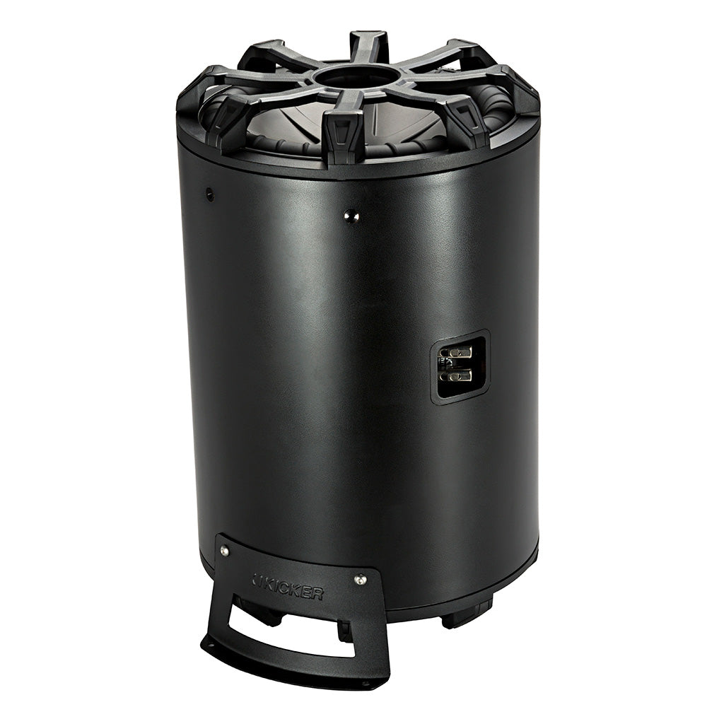 KICKER TB10 10” Weather-Proof Subwoofer Enclosure with Passive Radiator – 2-Ohm or 4-Ohm