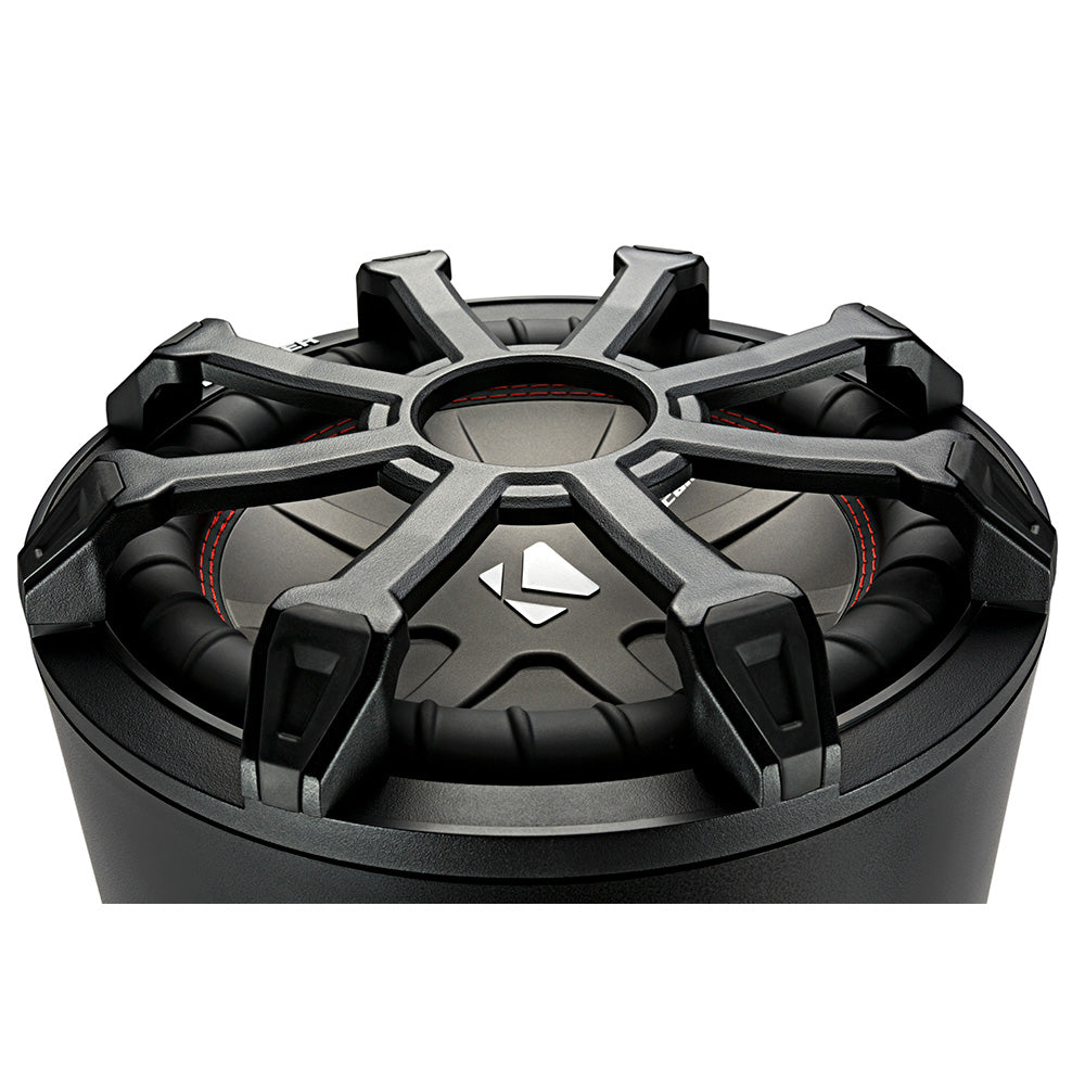 KICKER TB10 10” Weather-Proof Subwoofer Enclosure with Passive Radiator – 2-Ohm or 4-Ohm