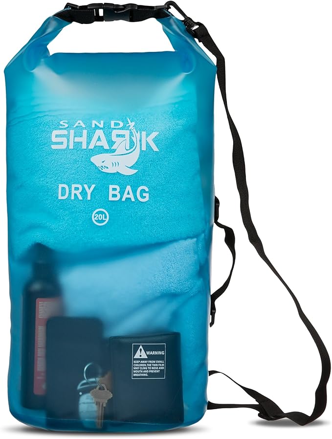 SandShark 20L Dry Bag – Ultimate Waterproof Protection for Your Gear