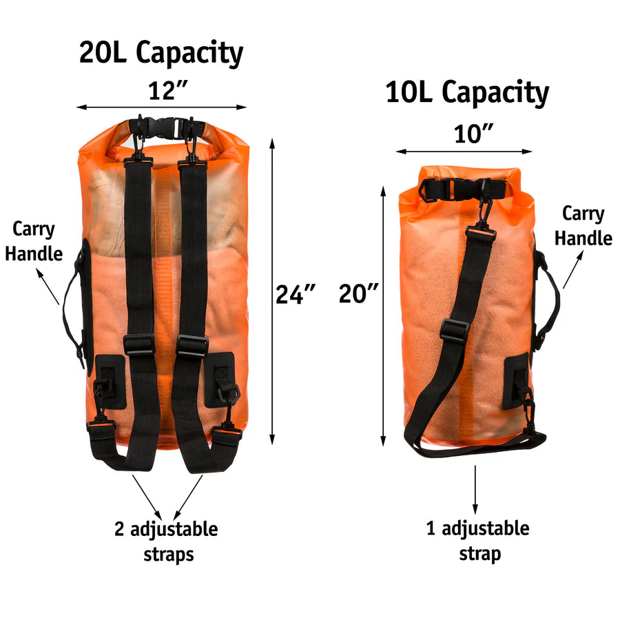 SandShark 20L Dry Bag – Ultimate Waterproof Protection for Your Gear