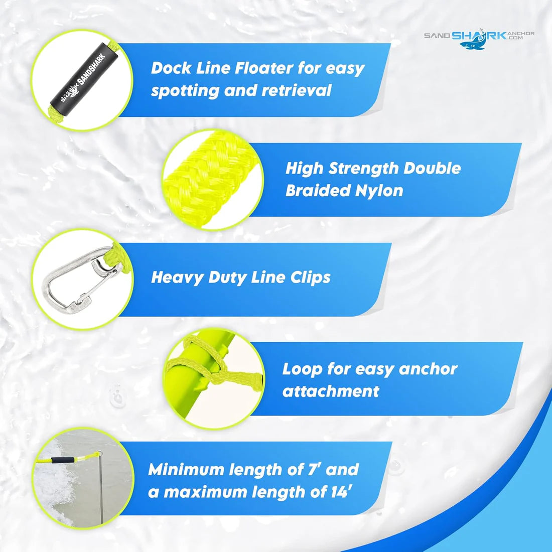 dock line description sandshark
